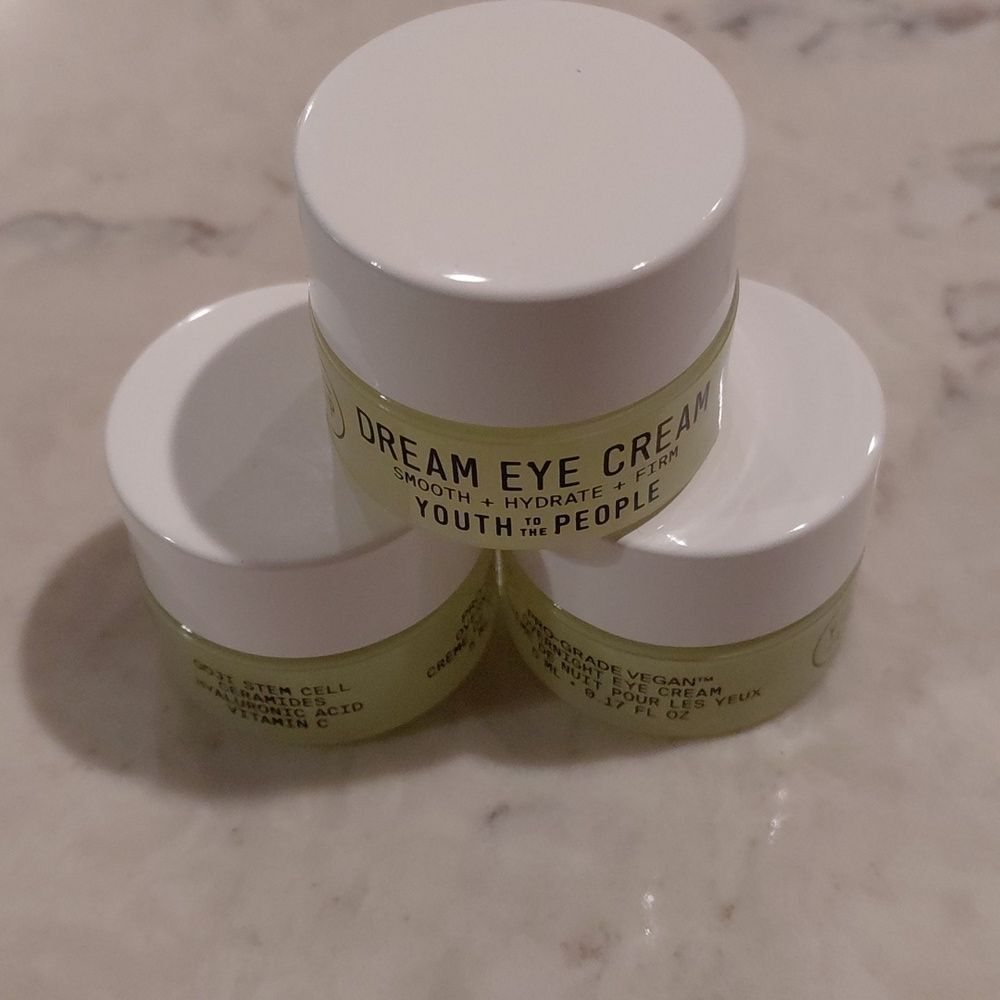 YOUTH TO THE PEOPLE Dream Eye Cream - Set of 3 Brand New 0.17oz/5ml Discontinued